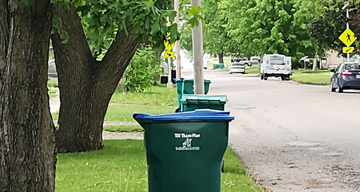 The Trash Man Dumpster Truck